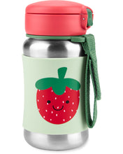將圖片載入圖庫檢視器 Skip Hop Spark Style Stainless Steel Straw Bottle - Strawberry