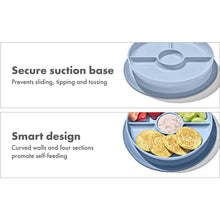 將圖片載入圖庫檢視器 OXO Tot Stick &amp; Stay Suction Divided Plate - Dusk
