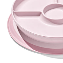 將圖片載入圖庫檢視器 OXO Tot Stick &amp; Stay Suction Divided Plate - Blossom
