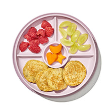 將圖片載入圖庫檢視器 OXO Tot Stick &amp; Stay Suction Divided Plate - Blossom
