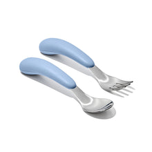 將圖片載入圖庫檢視器 OXO Tot Fork &amp; Spoon Set - Dusk
