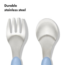 將圖片載入圖庫檢視器 OXO Tot Fork &amp; Spoon Set - Dusk
