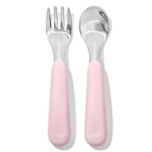 Load image into Gallery viewer, OXO Tot Fork &amp; Spoon Set - Blossom
