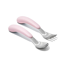 將圖片載入圖庫檢視器 OXO Tot Fork &amp; Spoon Set - Blossom
