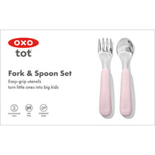 將圖片載入圖庫檢視器 OXO Tot Fork &amp; Spoon Set - Blossom
