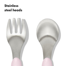 將圖片載入圖庫檢視器 OXO Tot Fork &amp; Spoon Set - Blossom
