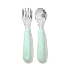 將圖片載入圖庫檢視器 OXO Tot Fork &amp; Spoon Set - Opal
