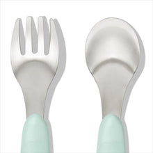 將圖片載入圖庫檢視器 OXO Tot Fork &amp; Spoon Set - Opal
