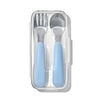 OXO Tot On-The-Go Fork And Spoon Set - Dusk