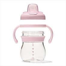 將圖片載入圖庫檢視器 OXO Tot Transitions Soft Spout Sippy Cup With Removable Handles 6oz - Blossom
