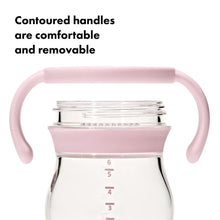 將圖片載入圖庫檢視器 OXO Tot Transitions Soft Spout Sippy Cup With Removable Handles 6oz - Blossom
