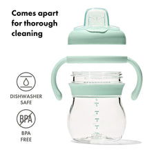 將圖片載入圖庫檢視器 OXO Tot Transitions Soft Spout Sippy Cup With Removable Handles 6oz - Opal
