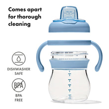 將圖片載入圖庫檢視器 OXO Tot Transitions Soft Spout Sippy Cup With Removable Handles 6oz - Dusk
