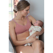 Load image into Gallery viewer, Bravado Designs Essential Stretch with Lace Nursing Bra - Roseclay S
