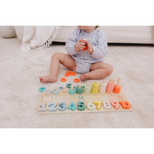 將圖片載入圖庫檢視器 Bubble Wooden Numbers &amp; Blocks Counting Set
