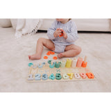Bubble Wooden Numbers & Blocks Counting Set