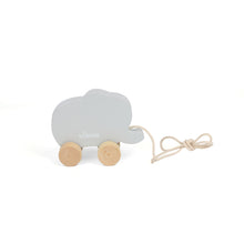 將圖片載入圖庫檢視器 Bubble Wooden Elephant Pull Along Toy
