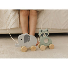 將圖片載入圖庫檢視器 Bubble Wooden Elephant Pull Along Toy
