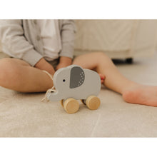 將圖片載入圖庫檢視器 Bubble Wooden Elephant Pull Along Toy
