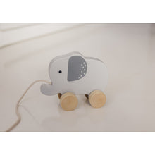 將圖片載入圖庫檢視器 Bubble Wooden Elephant Pull Along Toy
