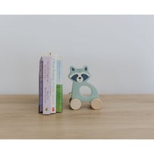 將圖片載入圖庫檢視器 Bubble Wooden Raccoon Pull Along Toy
