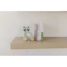 將圖片載入圖庫檢視器 Bubble Wooden Raccoon Pull Along Toy
