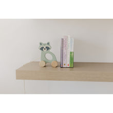 將圖片載入圖庫檢視器 Bubble Wooden Raccoon Pull Along Toy
