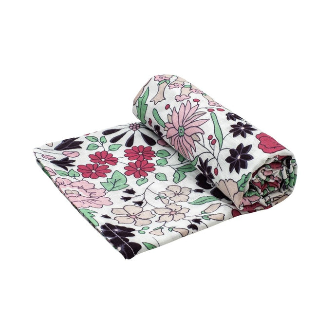 Etta Loves XL Sensory Muslin Swaddle - Wharfedale Meadow