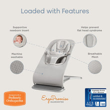 Load image into Gallery viewer, Ergobaby Evolve Bouncer Mesh - Light Grey Mesh
