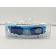 將圖片載入圖庫檢視器 Koolsun Flex Baby Sunglasses - Aqua Grey 0-3 yrs
