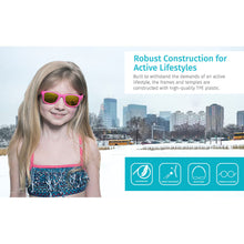 Load image into Gallery viewer, Koolsun Wave Kids Sunglasses - Bleached Aqua 1-5 yrs
