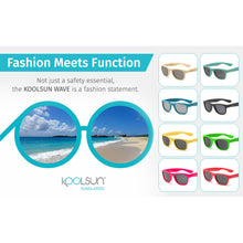 Load image into Gallery viewer, Koolsun Wave Kids Sunglasses - Bleached Aqua 1-5 yrs
