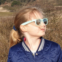 Load image into Gallery viewer, Koolsun Wave Kids Sunglasses - Bleached Aqua 1-5 yrs
