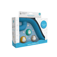 Load image into Gallery viewer, Matchstick Monkey Bathtime Slide Set - Blue
