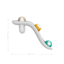 Load image into Gallery viewer, Matchstick Monkey Bathtime Slide Set - White
