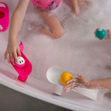 Load image into Gallery viewer, Matchstick Monkey Bathtime Slide Set - White
