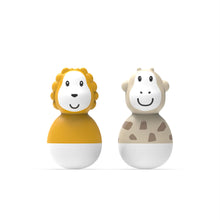 Load image into Gallery viewer, Matchstick Monkey Bathtime Wobblers - Lion &amp; Giraffe
