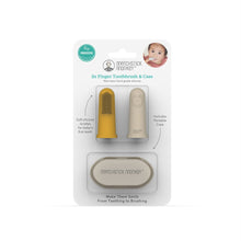Load image into Gallery viewer, Matchstick Monkey Finger Toothbrush With Portable Case - Lion &amp; Giraffe
