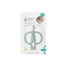 將圖片載入圖庫檢視器 Matchstick Monkey Original Teething Toy &amp; Gel Applicator - Mint Green
