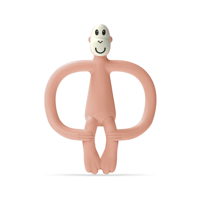 Matchstick Monkey Original Teething Toy & Gel Applicator - Dusty Pink