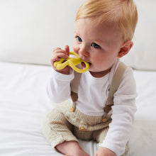 Load image into Gallery viewer, Matchstick Monkey Original Teething Toy &amp; Gel Applicator - Yellow
