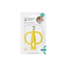 Load image into Gallery viewer, Matchstick Monkey Original Teething Toy &amp; Gel Applicator - Yellow
