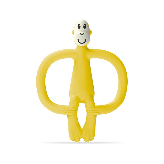 Matchstick Monkey Original Teething Toy & Gel Applicator - Yellow