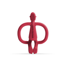 Load image into Gallery viewer, Matchstick Monkey Original Teething Toy &amp; Gel Applicator - Red

