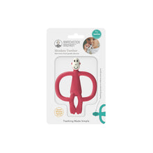 Load image into Gallery viewer, Matchstick Monkey Original Teething Toy &amp; Gel Applicator - Red
