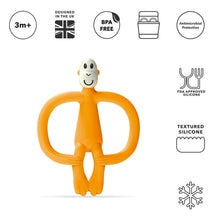 Load image into Gallery viewer, Matchstick Monkey Original Teething Toy &amp; Gel Applicator - Orange
