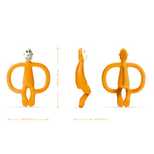 Load image into Gallery viewer, Matchstick Monkey Original Teething Toy &amp; Gel Applicator - Orange

