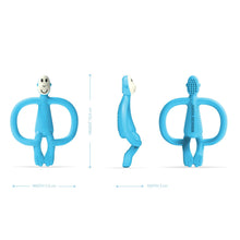 Load image into Gallery viewer, Matchstick Monkey Original Teething Toy &amp; Gel Applicator - Light Blue
