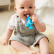 Load image into Gallery viewer, Matchstick Monkey Original Teething Toy &amp; Gel Applicator - Light Blue
