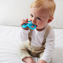 Load image into Gallery viewer, Matchstick Monkey Original Teething Toy &amp; Gel Applicator - Light Blue
